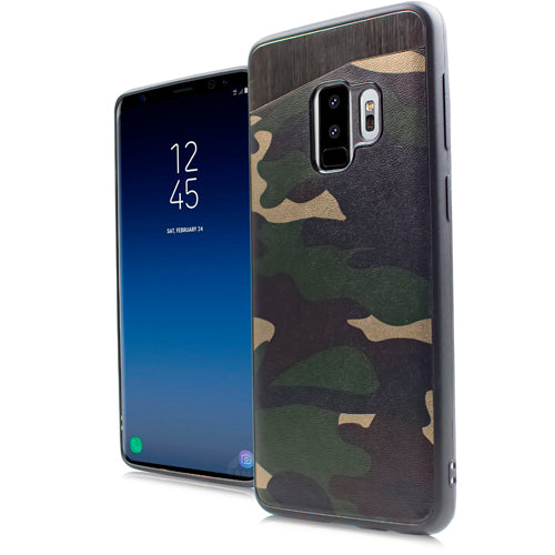 GSA Leather Look Blade Camo Case for Samsung Galaxy S9