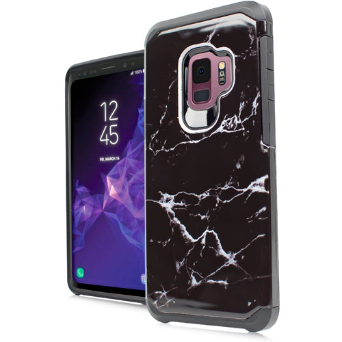 GSA Astronoot Marble Hybrid Case for Samsung Galaxy S9 - Black