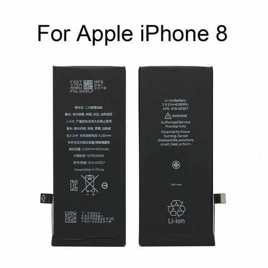 GSA Battery 3.82V 1821mAh for Apple iPhone8, A1863, 1905, A1906