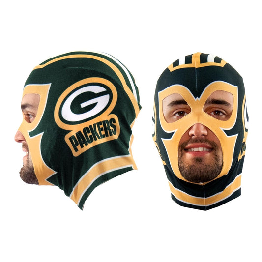 Little Earth NFL Green Bay Packers Super Fan Face Mask One Size Fit All