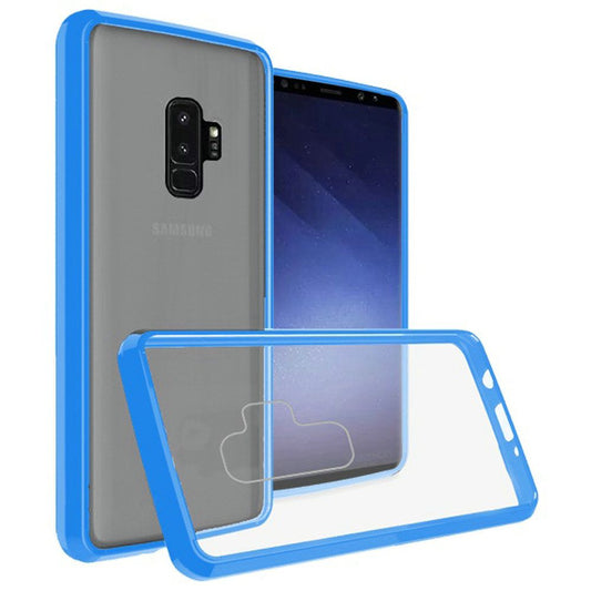 GSA Transparent Bumper Case for Samsung Galaxy S9 Plus Clear/Blue