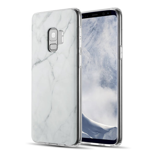 GSA Flexible Marble Candy Case for Samsung Galaxy S9 - White