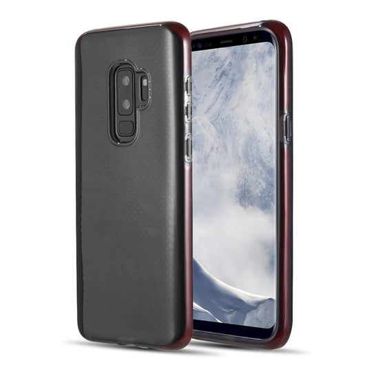GSA Slim Anti-Shock Bumper Case for Samsung Galaxy S9 Plus - Black/Red
