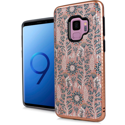 GSA 3-D Embossed Image Case for Samsung Galaxy S9 - Dandelion/Pink