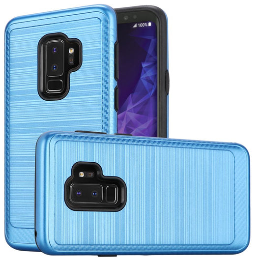 GSA Slim Brushed Edge Design Case for Samsung Galaxy S9 Plus - Blue