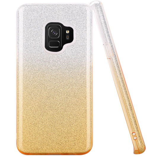 GSA Gradient Glitter Candy Case for Samsung Galaxy S9 - Gold
