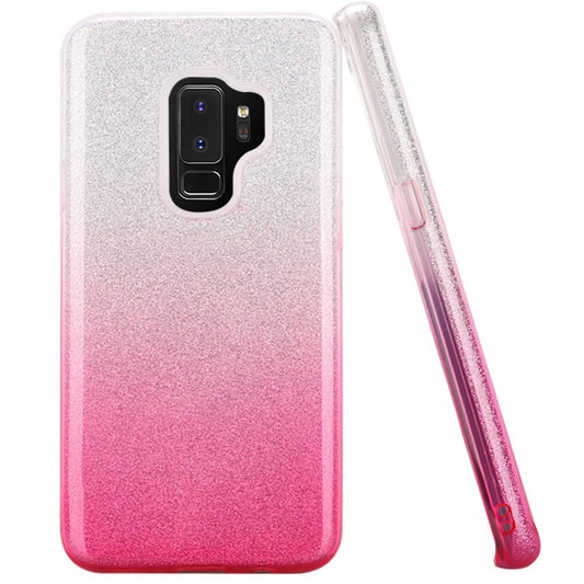 GSA Gradient Glitter Candy Case for Samsung Galaxy S9 Plus - Hot Pink