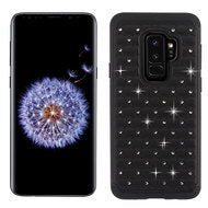 Mybat Full Star Diamond Bling Case for Samsung Galaxy S9 Plus - Black
