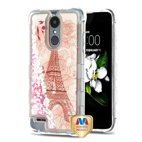 MyBat Quicksand Glitter Case LG (Aristo 2, 2 Plus, 3 Plus), Tribute Dynasty Eiffel Tower