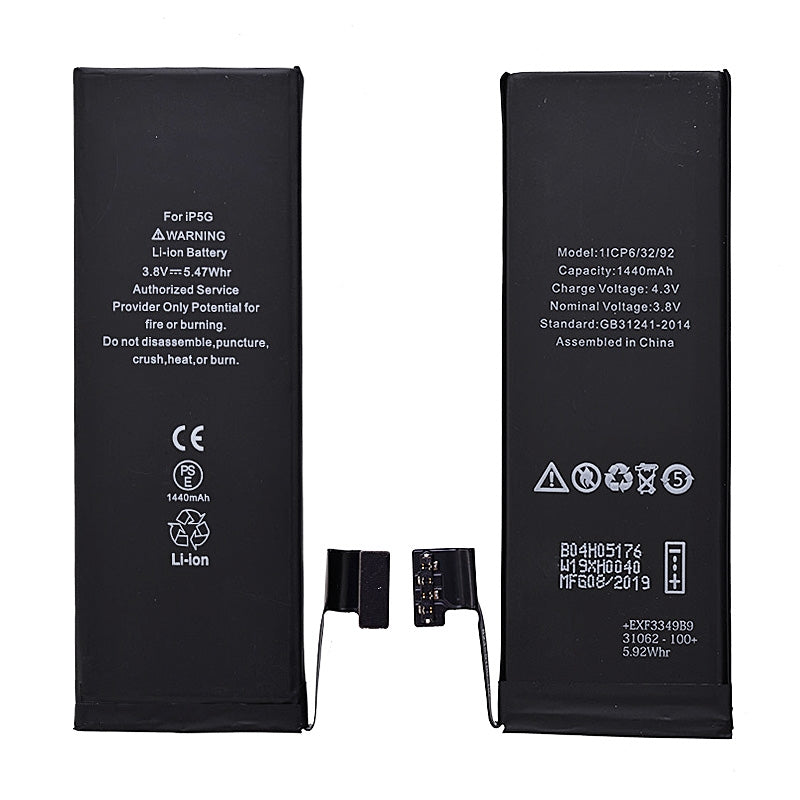 GSA 3.8V 1440mAh Battery for iPhone 5 Black