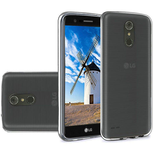 GSA Slim Flexible Transparent Candy Cover Case For LG Stylo 4 - Smoke