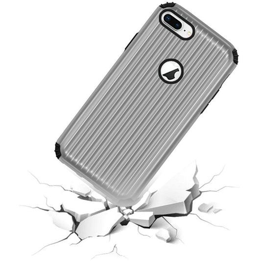 GSA Carry On Slim Hybrid Case For iPhone 8 Plus, 7 Plus (5.5") Silver