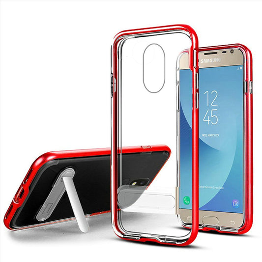 GSA Vitreous Candy Kickstand Case For Samsung Galaxy J3 (2018)/J337 - Clear/Red