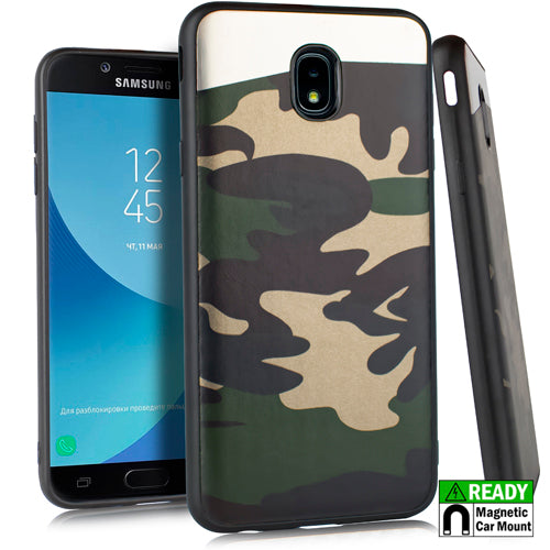 GSA Camo Hybrid Case For Samsung Galaxy J3 (2018), J337 Green Camo
