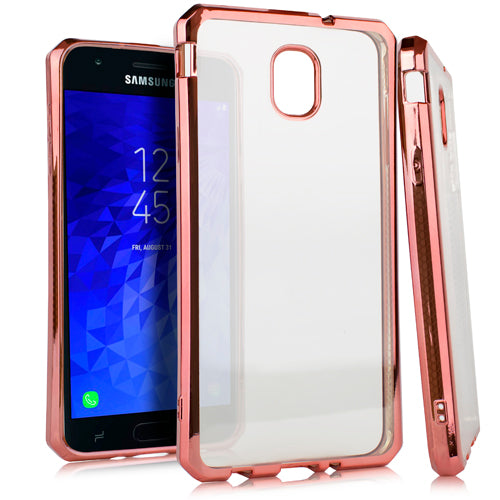 GSA Bumper Hybrid Case For Samsung Galaxy J7 (2018), J7 2018, J737 Rose Gold