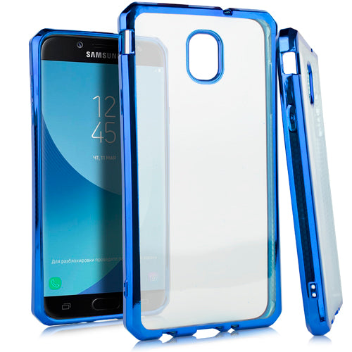 GSA Candy Case For Samsung Galaxy J3 (2018), J337, J3 Star, Clear, Blue