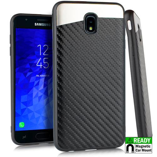 GSA Carbon Fiber Case For Samsung Galaxy J7 (2018), J7 2018, J737 Black