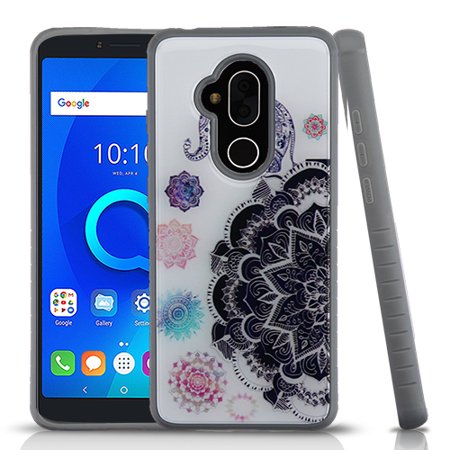 Mybat LUCKY ELEPANT CASE for Alcatel 7 Folio T-Mobile Revvl 2 Plus GEL IRON