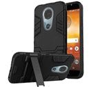 GSA Shockproof Kickstand Case For Motorola Moto E5 Supra E5 Plus Black