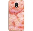 GSA Frozen Glitter Marble Candy Case For Samsung Galaxy J7 (2018), J737 - Pink