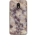GSA Frozen Glitter Marble Candy Case For Samsung Galaxy J7 (2018) - Purple