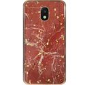 GSA Frozen Glitter Marble Case For Samsung Galaxy J7 (2018), J737 Red