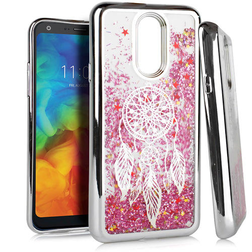 GSA Chrome Glitter Motion Dream Catcher For LG Q7 Plus Q7 Silver
