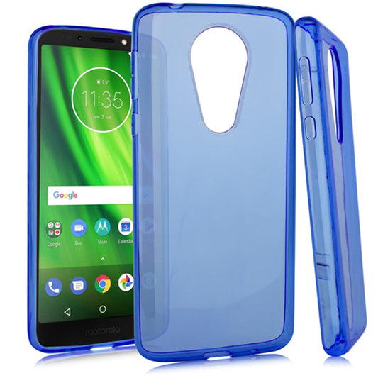 GSA Crystal Skin Soft TPU Case For Motorola Moto E5 Plus - Dark Blue