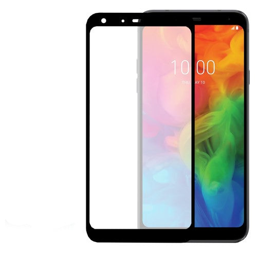 GSA Protective Tempered Glass FOR LG Q7 & Q7 Plus Black Frame Pack of 2