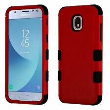 GSA Natural Tuff Hybrid Case For Samsung Galaxy J3 (2018) J337, J3 V 3rd Gen, J3 Star, J3 Achieve, Express Prime 3 Red Black