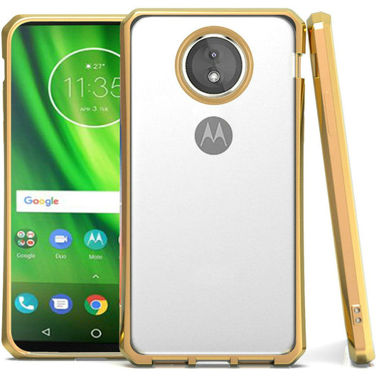 GSA Electroplated Shockproof TPU Case for Motorola Moto E5 Supra E5 Plus Gold
