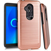 GSA Brushed Hybrid Case 3 for the Alcatel 7 Folio, 6062W - Rose Gold