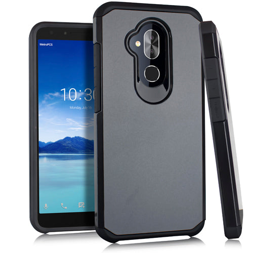 GSA Slim Astronaut Hybrid Case For Alcatel 7 Folio 6062W - Black