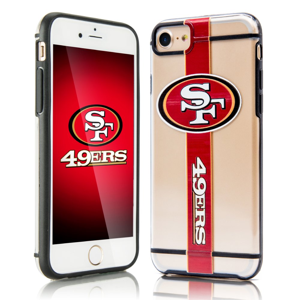 FOCO NFL San Francisco 49ers Case for iPhone SE (2022-20), 8, 7, 6, 6s (4.7")