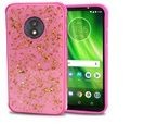 GSA Frozen Gold Glitter Case For Motorola Moto G6 Play Pink