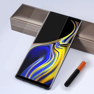 GSA FULL GLUE Tempered Glass UV Liquid drops for Samsung Note 8 Clear