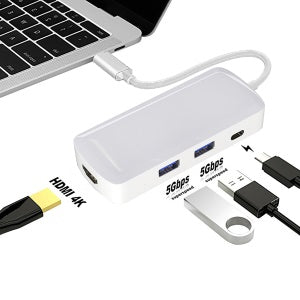 GSA Multifunctional USB Type-C to 4K HDMI + Two USB 3.0 + Type-C PD Charging Ports Hub Adapter [video game]