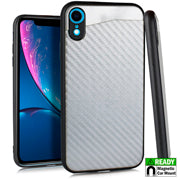 GSA Blade Carbon Fiber Case for Apple iPhone XR (6.1") Silver