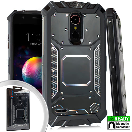 GSA Screw Metal Jacket Magnet For LG K10 (2018) & K30 Black