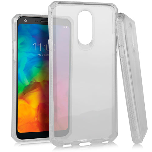 GSA Deluxe Bumper Case for LG Q7 Plus & Q7  Clear