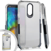 GSA SIDE SPINE Soft Flexible Case for LG Q7 &Q7 Plus White,Black