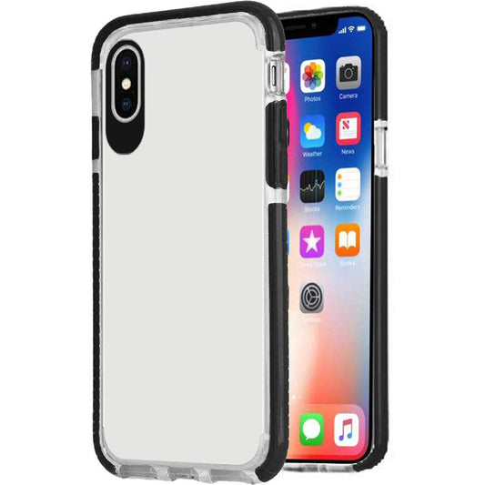 GSA Ultra-Thin Bumper Candy Case For Apple iPhone XS Max (6.5") - Clear/Black
