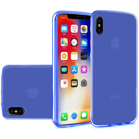GSA Crystal Clear TPU Case For iPhone XR (6.1") Blue