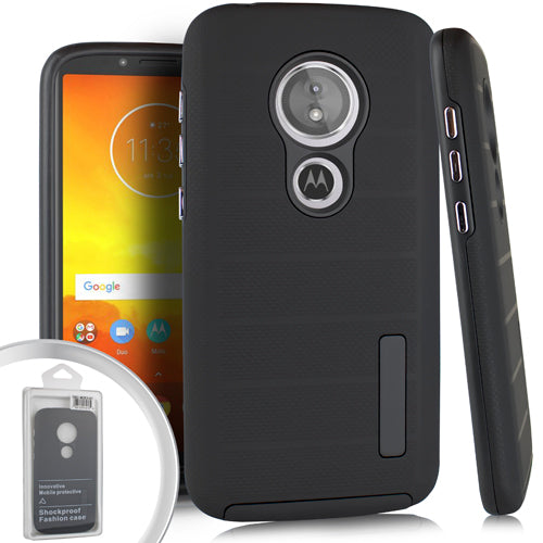 GSA Texture Hybrid Case For Motorola Moto E5 Play/E5 Cruise - Black