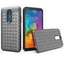 GSA Woven Textured Dual Layer Hybrid Case LG Q7 Plus (2018) & Q7 Gray