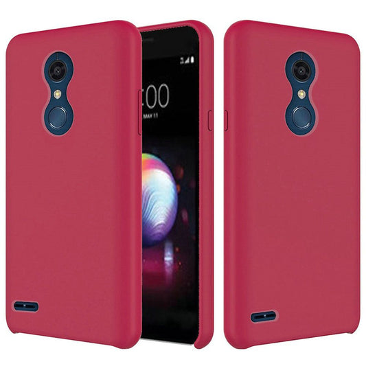 GSA Premium Soft Silicone Protective Case For LG K30 LG K10 (2018) Rose Red