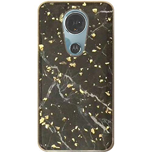 GSA Marble Glitter Case For Motorola Moto E5 Plus, E5 Supra XT1924 Black
