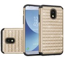 GSA Rhinestone Hybrid For Samsung Galaxy J7 (2018) J737 Gold Black
