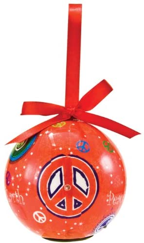 D&D Distributing Peace On Earth Blinking Ornament