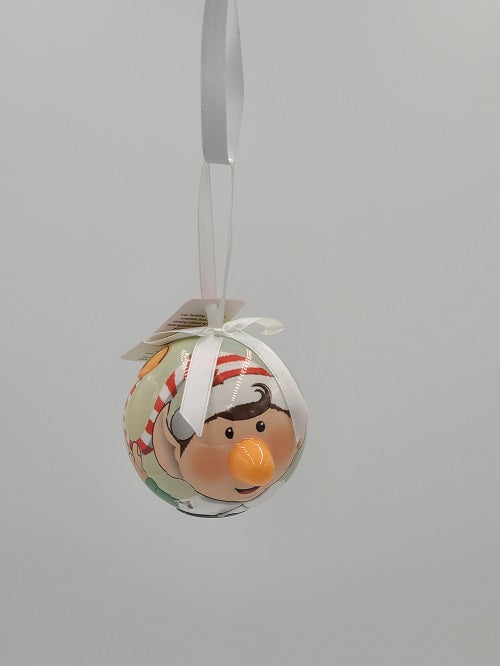 D&D BOY ELF Blinking Nose Christmas Ornament
